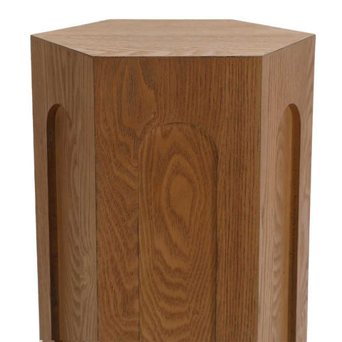Winston Tall Side Table - Walnut - Side Tables - Eleganté