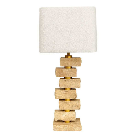 Hamburg Marble Table Lamp - Natural - Hamburg Marble Table Lamp - Natural - Eleganté