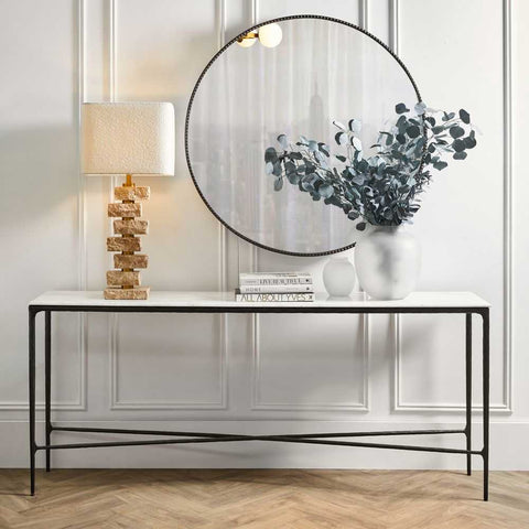 Hamburg Marble Table Lamp - Natural - Hamburg Marble Table Lamp - Natural - Eleganté