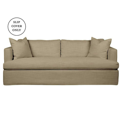 Birkshire 3 Seater Sofa SLIP COVER ONLY - Sage Linen - Birkshire 3 Seater Sofa SLIP COVER ONLY - Sage Linen - Eleganté