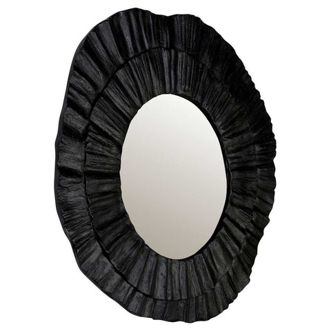 Corfu 108x102cm Wall Mirror - Black - Wall Mirrors - Eleganté