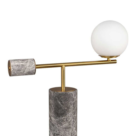 Zamora Marble Table Lamp - Grey - Zamora Marble Table Lamp - Grey - Eleganté