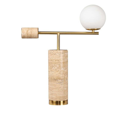 Zamora Travertine Table Lamp - Zamora Travertine Table Lamp - Eleganté