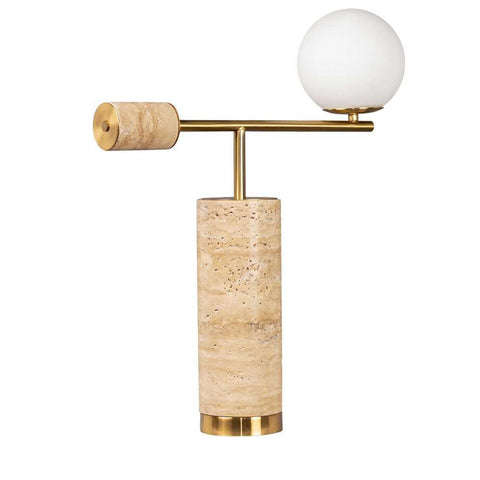 Zamora Travertine Table Lamp - Zamora Travertine Table Lamp - Eleganté