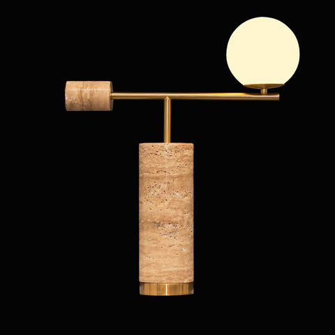 Zamora Travertine Table Lamp - Zamora Travertine Table Lamp - Eleganté