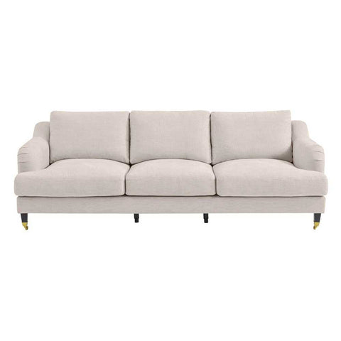 Aerin 3 Seater Sofa - Natural Linen - Aerin 3 Seater Sofa - Natural Linen - Eleganté
