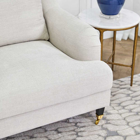Aerin 3 Seater Sofa - Natural Linen - Aerin 3 Seater Sofa - Natural Linen - Eleganté