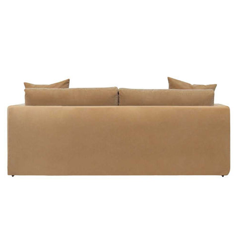 Birkshire 3 Seater Slip Cover Sofa - Ochre Velvet - Birkshire 3 Seater Slip Cover Sofa - Ochre Velvet - Eleganté