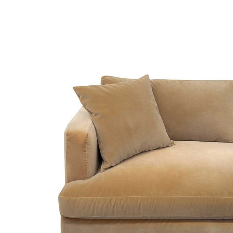 Birkshire 3 Seater Slip Cover Sofa - Ochre Velvet - Birkshire 3 Seater Slip Cover Sofa - Ochre Velvet - Eleganté