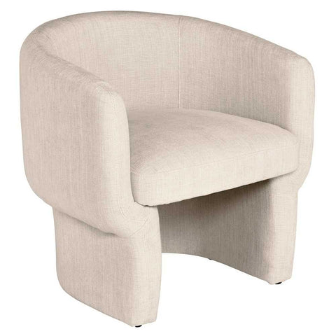 Avenue Arm Chair - Natural Chenille - Occasional Chairs - Eleganté