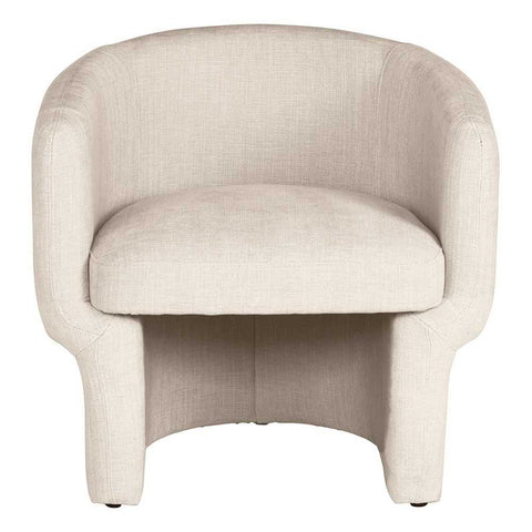 Avenue Arm Chair - Natural Chenille - Occasional Chairs - Eleganté