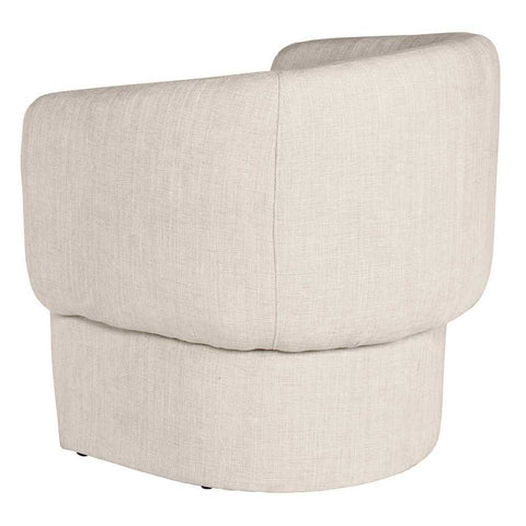 Avenue Arm Chair - Natural Chenille - Occasional Chairs - Eleganté