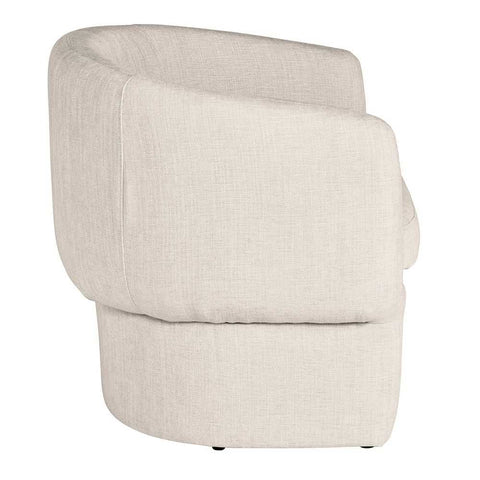 Avenue Arm Chair - Natural Chenille - Occasional Chairs - Eleganté
