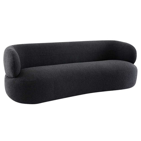 Greenwich 3 Seater Sofa - Black Onyx Boucle - Greenwich 3 Seater Sofa - Black Onyx Boucle - Eleganté