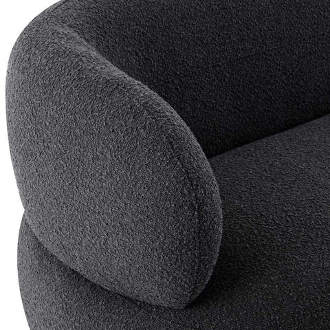 Greenwich 3 Seater Sofa - Black Onyx Boucle - Greenwich 3 Seater Sofa - Black Onyx Boucle - Eleganté