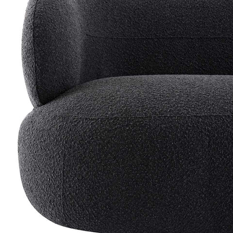 Greenwich 3 Seater Sofa - Black Onyx Boucle - Greenwich 3 Seater Sofa - Black Onyx Boucle - Eleganté