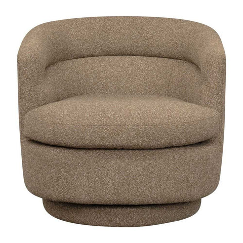Holly Swivel Arm Chair - Cocoa Mocha - Occasional Chairs - Eleganté