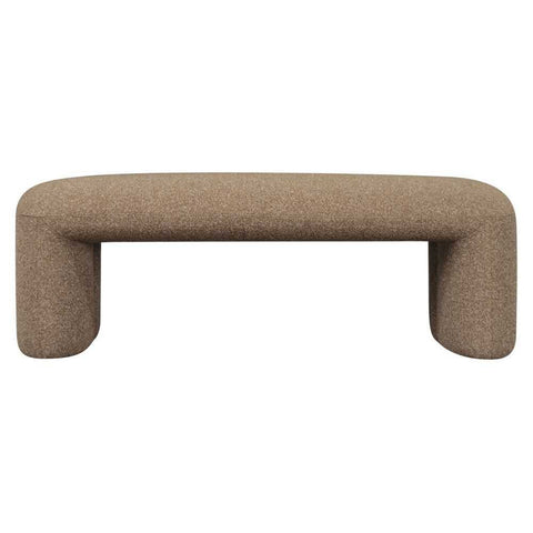 Piper Bench Ottoman - Cocoa Mocha - Ottomans and Stools - Eleganté