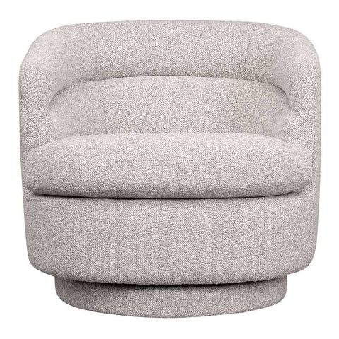 Holly Swivel Arm Chair - Warm Grey - Occasional Chairs - Eleganté