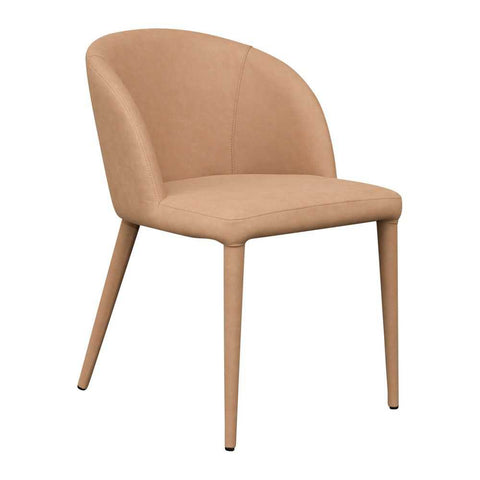 Paltrow Dining Chair - Tan Vegan Leather - Dining Chairs - Eleganté