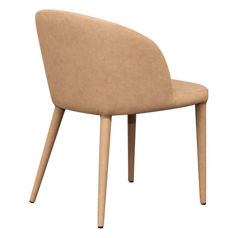Paltrow Dining Chair - Tan Vegan Leather - Dining Chairs - Eleganté
