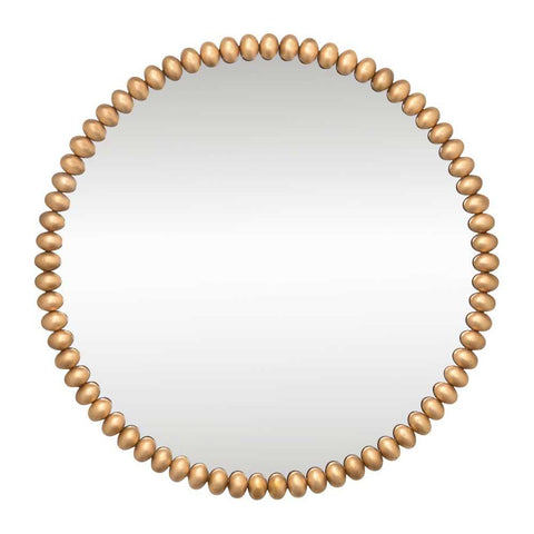 Esme 105x105cm Round Wall Mirror - Gold Leaf - Wall Mirrors - Eleganté