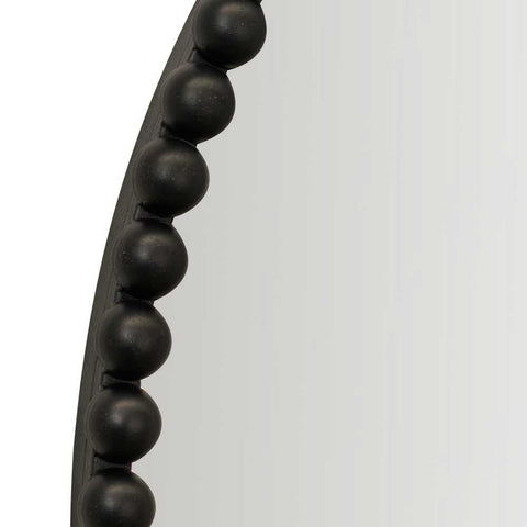 Esme 51x76cm Oval Wall Mirror - Black - Wall Mirrors - Eleganté