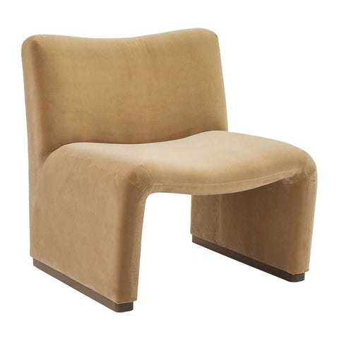 Beau Occasional Chair - Ochre Velvet - Occasional Chairs - Eleganté