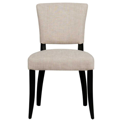 Noah Dining Chair Set of 2 - Natural Linen - Dining Chairs - Eleganté