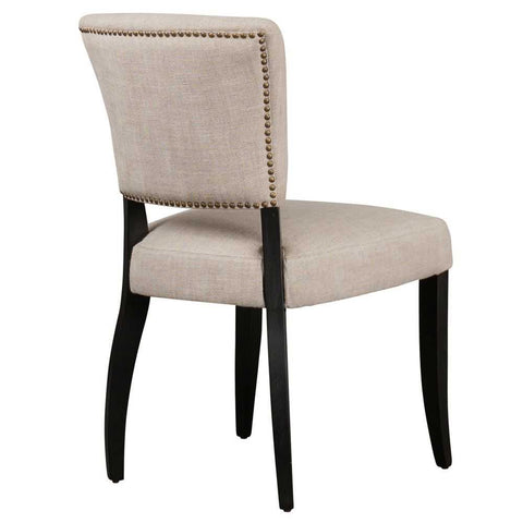 Noah Dining Chair Set of 2 - Natural Linen - Dining Chairs - Eleganté