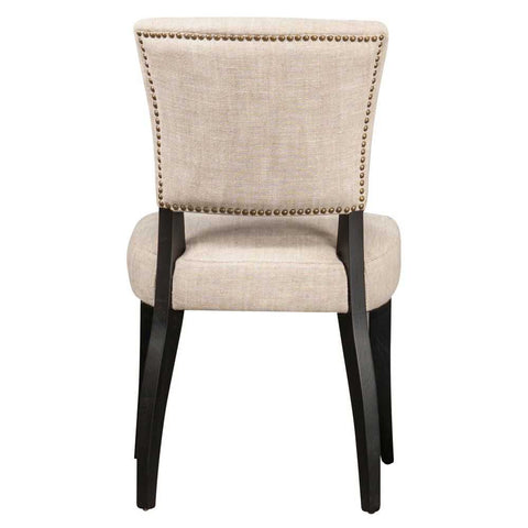 Noah Dining Chair Set of 2 - Natural Linen - Dining Chairs - Eleganté