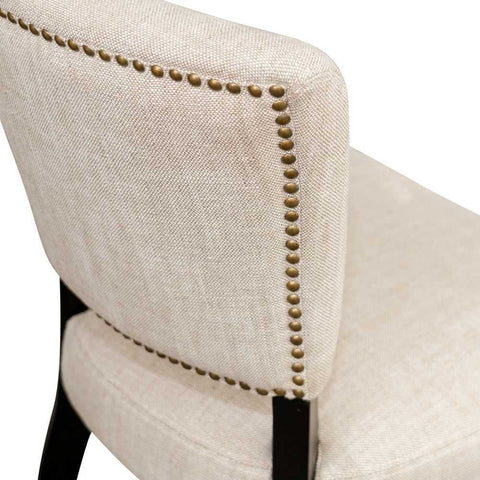 Noah Dining Chair Set of 2 - Natural Linen - Dining Chairs - Eleganté