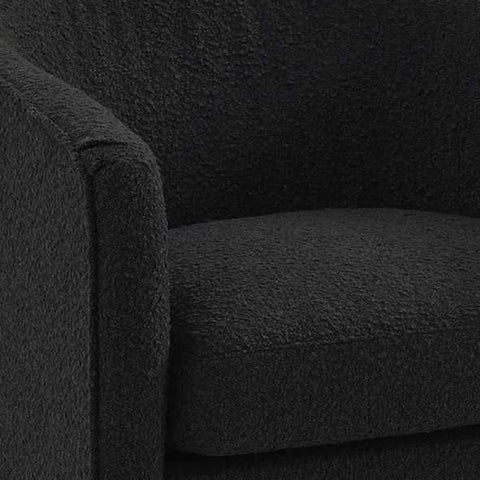 Kylie Arm Chair - Black Onyx Boucle - Occasional Chairs - Eleganté