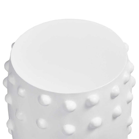 Otto Concrete Stool - White - Ottomans and Stools - Eleganté