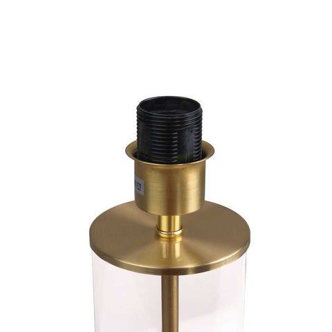 East Side Table Lamp - Brass w White Shade - East Side Table Lamp - Brass w White Shade - Eleganté
