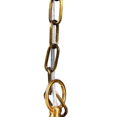 Palermo Alabaster Pendant - Antique Brass - Palermo Alabaster Pendant - Antique Brass - Eleganté