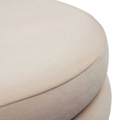 Demi Storage Bench Ottoman - Nude Velvet - Ottomans and Stools - Eleganté