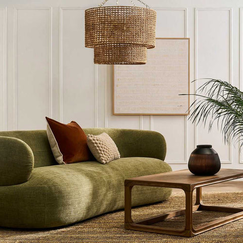 Navarre Rattan Pendant - Navarre Rattan Pendant - Eleganté