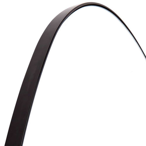 Pollock 86x120cm Wall Mirror - Black