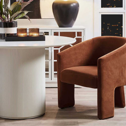 Arlo Round Dining Table - 1.5m White - Dining Tables - Eleganté