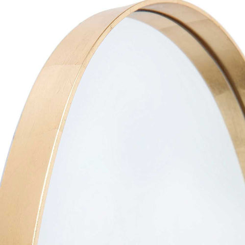 Lucille 61x90.5cm Oval Wall Mirror - Gold Leaf