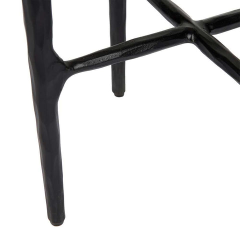 Heston Marble Petite Side Table - Black - Side Tables - Eleganté
