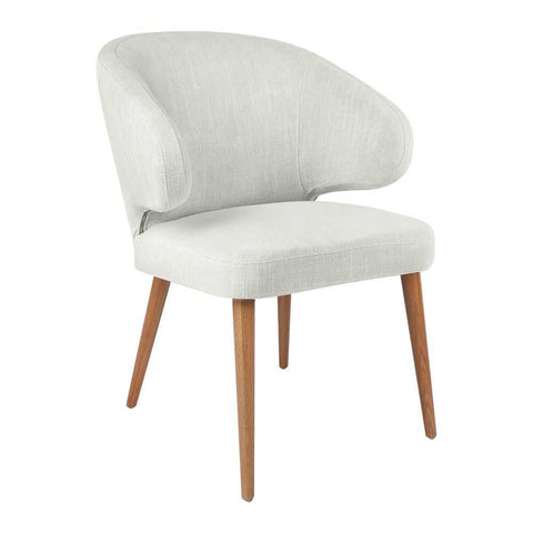 Harlow Natural Dining Chair - Natural Linen - Dining Chairs - Eleganté