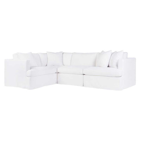 Birkshire Slip Cover Modular Sofa - White Linen Option 2 - Birkshire Slip Cover Modular Sofa - White Linen Option 2 - Eleganté