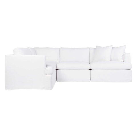 Birkshire Slip Cover Modular Sofa - White Linen Option 2 - Birkshire Slip Cover Modular Sofa - White Linen Option 2 - Eleganté