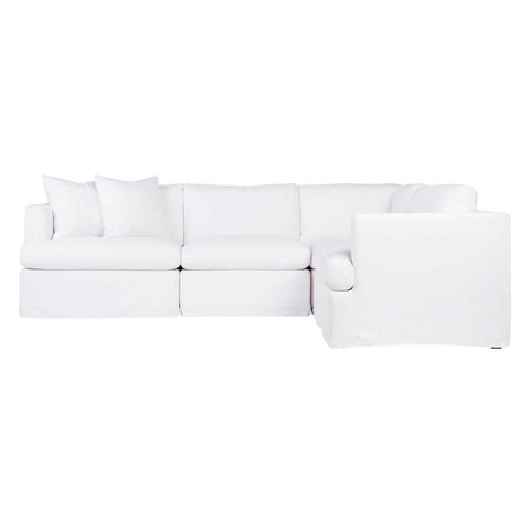 Birkshire Slip Cover Modular Sofa - White Linen Option 1 - Birkshire Slip Cover Modular Sofa - White Linen Option 1 - Eleganté