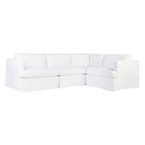 Birkshire Slip Cover Modular Sofa - White Linen Option 1 - Birkshire Slip Cover Modular Sofa - White Linen Option 1 - Eleganté