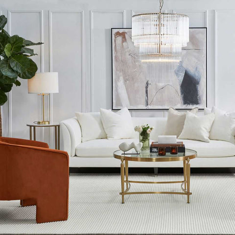Kylie Arm Chair - Caramel Velvet - Occasional Chairs - Eleganté