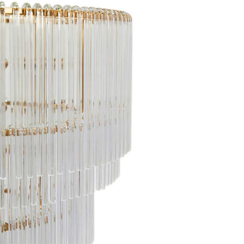 Zara Pendant - 3 Tier Brass - Zara Pendant - 3 Tier Brass - Eleganté