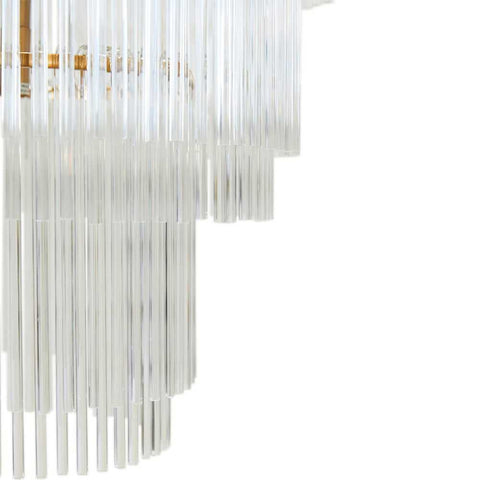 Zara Pendant - 3 Tier Brass - Zara Pendant - 3 Tier Brass - Eleganté